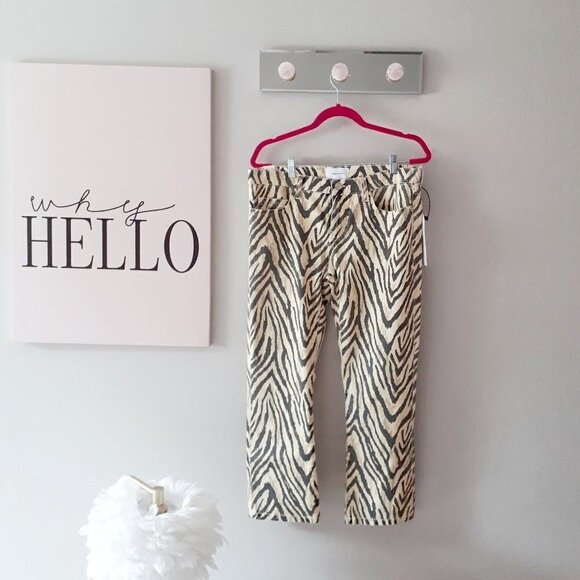 NWT Current | Elliott zebra print crop jeans, 27 - Picture 15 of 16